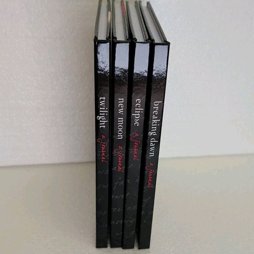 Twilight Saga Journals by Stephenie Meyer (2009, Hardcover) Tin NEW Moon Eclipse